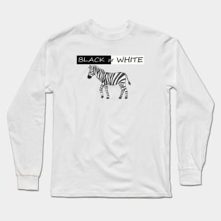 zebra cool funny Long Sleeve T-Shirt